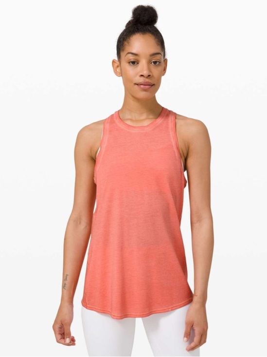 lululemon athletica Tops - lululemon athletica Coral Racerback Performance Tank